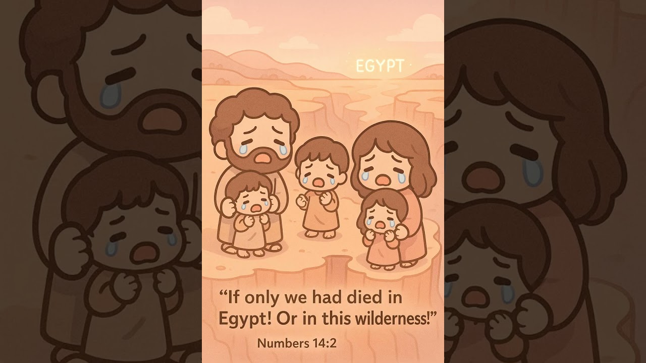 Numbers 14:2 – “If only we had died in Egypt!” 😩🪦 | Losing Trust in God