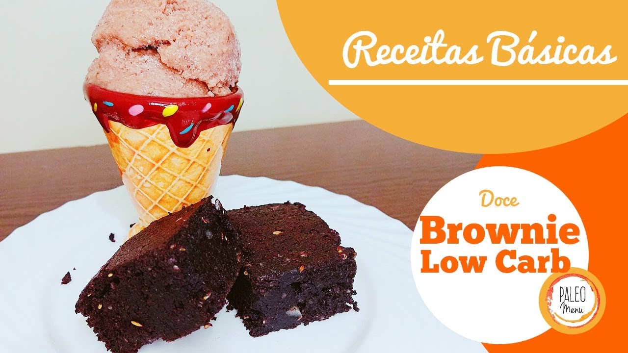 Como fazer Brownie Low Carb, delicioso e molhadinho! | Paleo Menu App