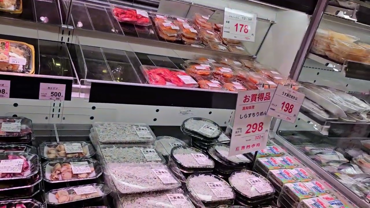 超市里各种海鲜🇯🇵