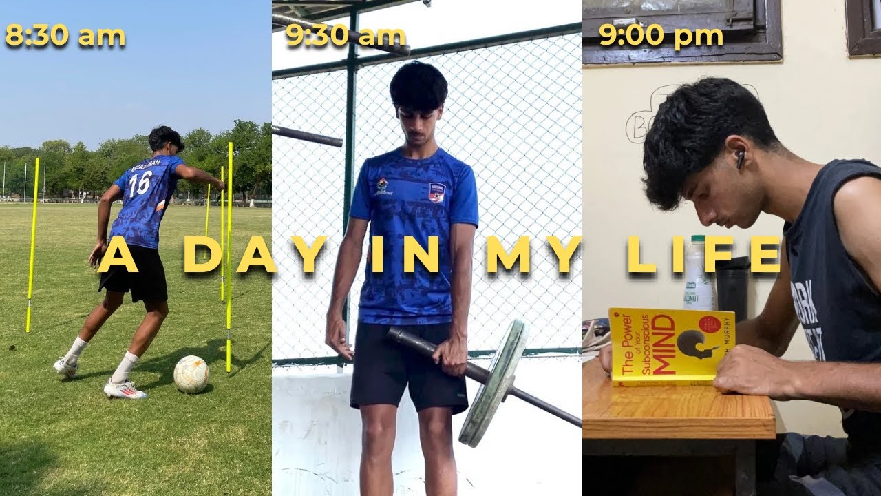 A Day In The Life Of A Footballer at LNIPE , Gwalior ⚽️📖  Ep. 2