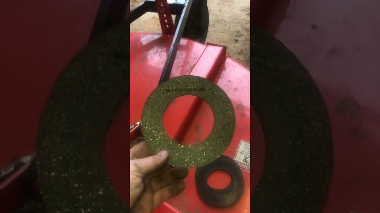 Replacing Friction Disc Plates on Slip-Clutch Land Pride RCR1872 Rotary Mower