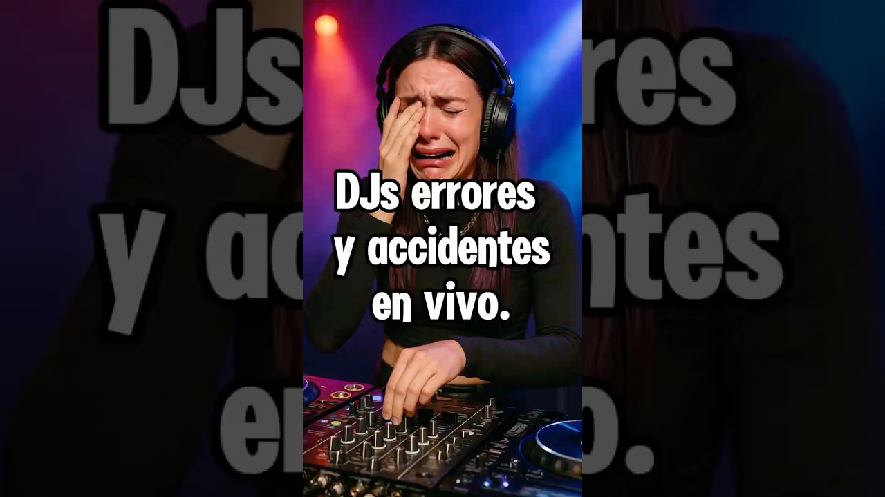 DJs, errores y accidentes en vivo 😳🫠 #djs