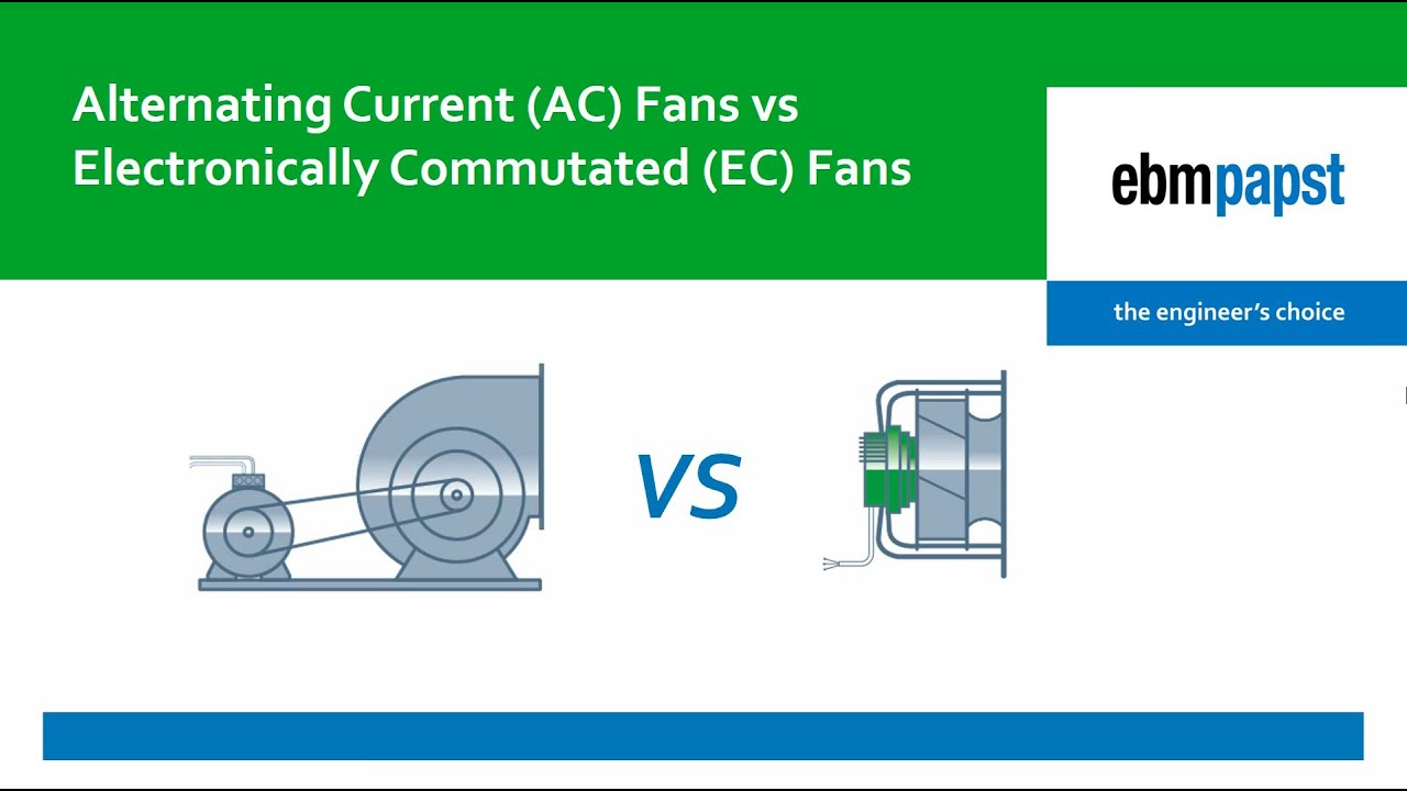 Alternating Current (AC) Fans vs Electronically Commutated (EC) Fans