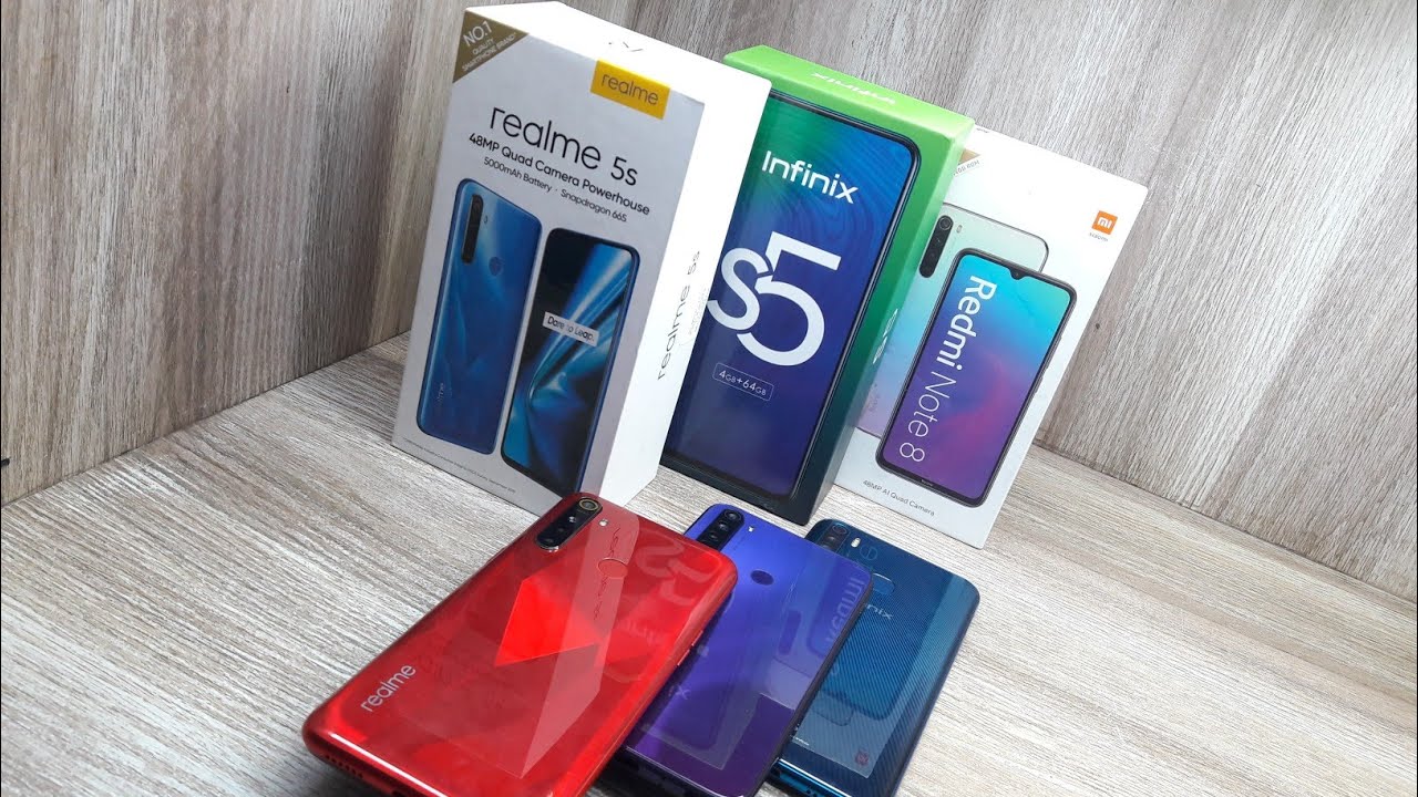 Realme 5s vs Redmi Note 8 Special Edition vs infinix S5 - Which Should You Buy ?