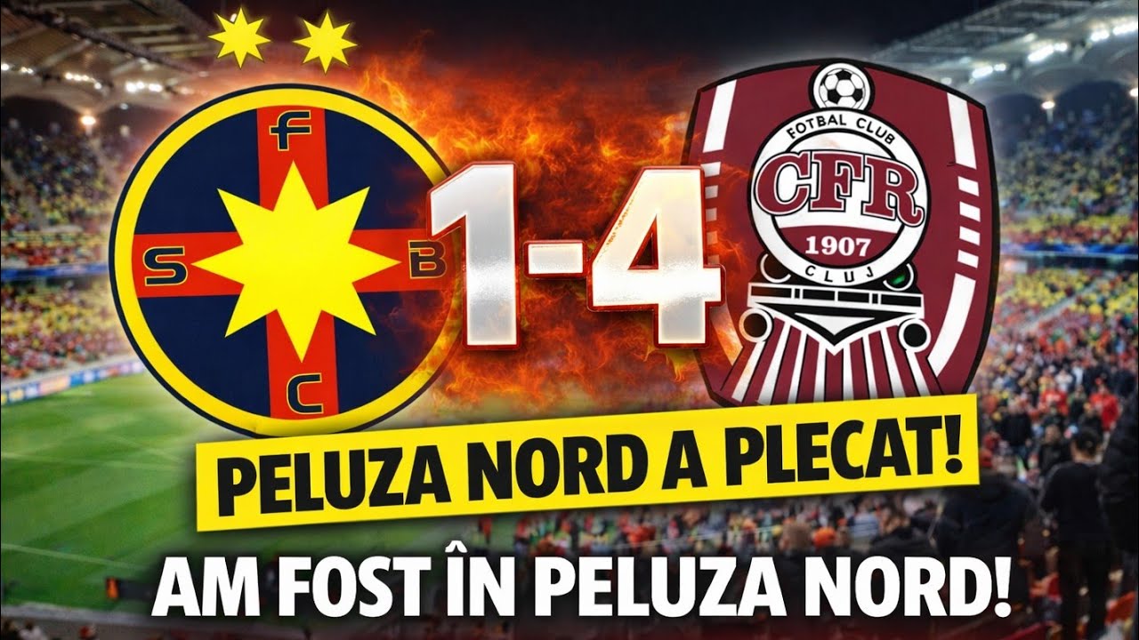 Momentul în care Peluza Nord a cedat | FCSB - CFR Cluj 1-4 | Vlog