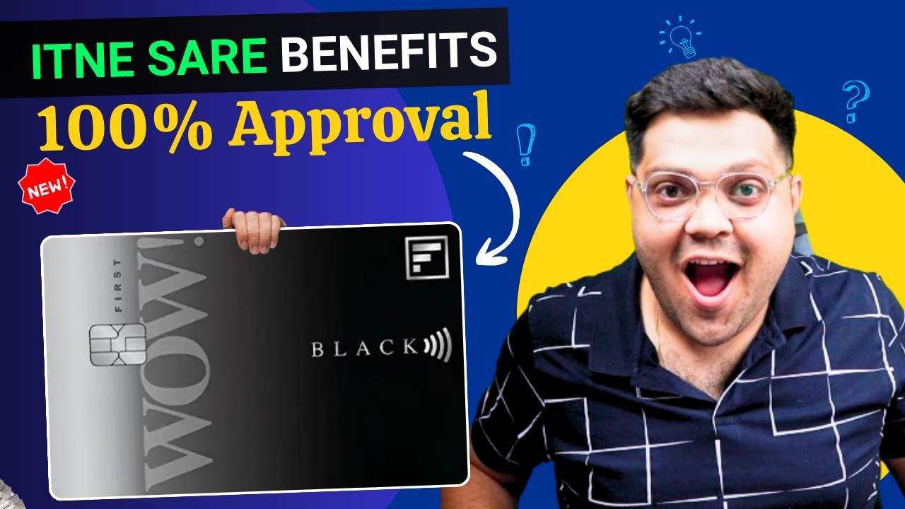 IDFC First Bank WOW Black Credit Full Details 🔥 | Benefits & Features