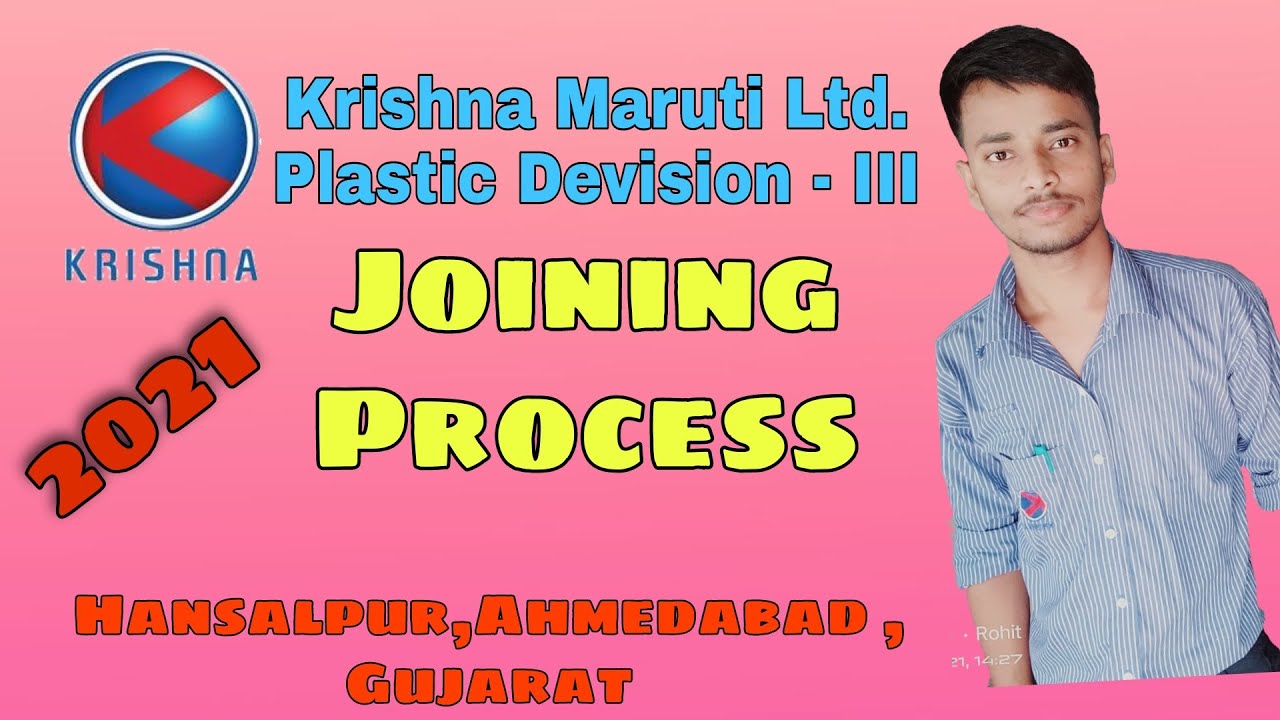 Krishna Maruti LTD. Plastic Devision - III Joining Process I Must Watch I