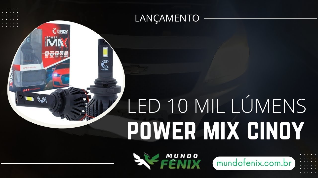 TESTAMOS A NOVA LED DE 10MIL LÚMENS DA CINOY