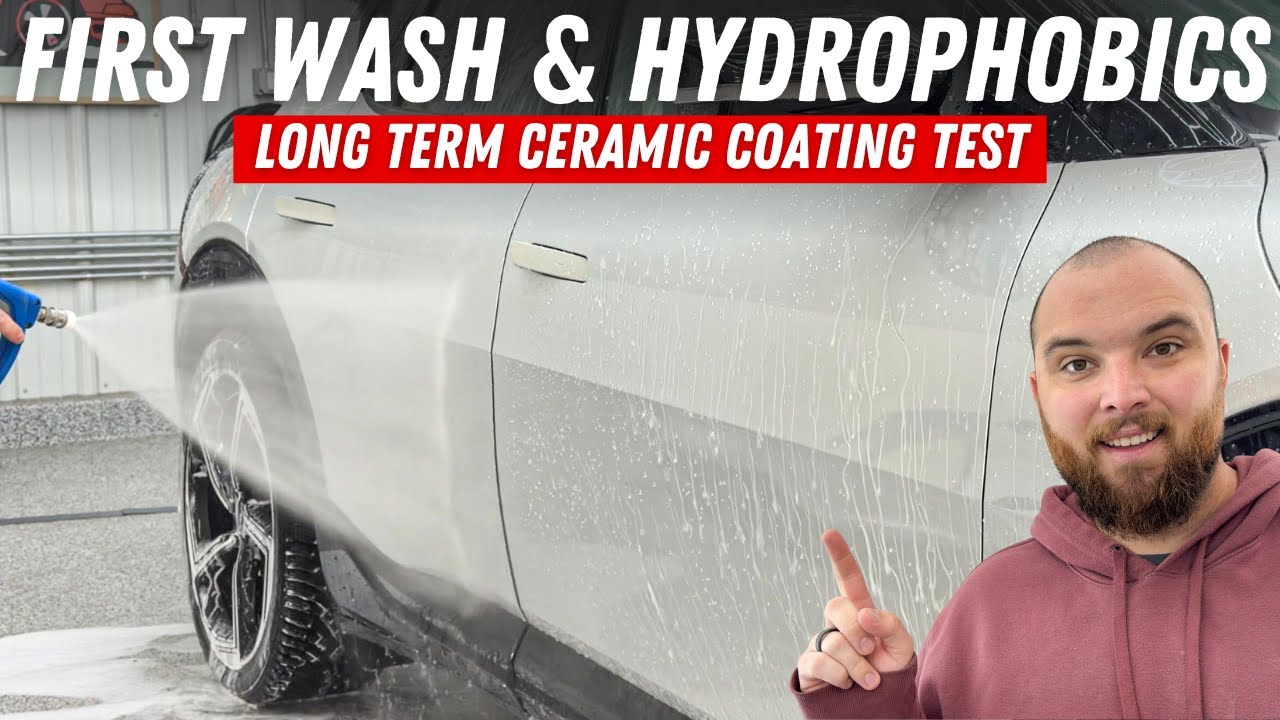 First Wash Hydrophobics | Long-Term Ceramic Coating Test