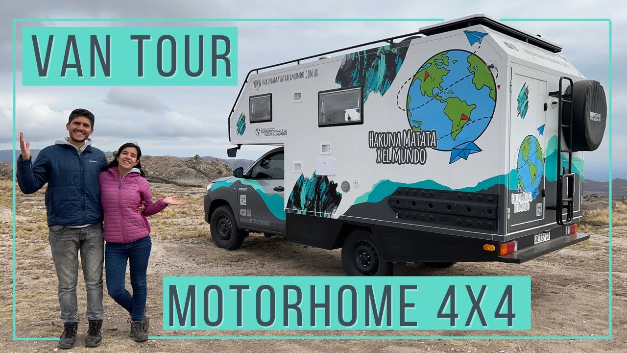 😍​ El MEJOR MOTORHOME para darle la VUELTA AL MUNDO 🚙​ VAN TOUR HILUX 4x4🌎​ Hakuna Matata x el Mundo