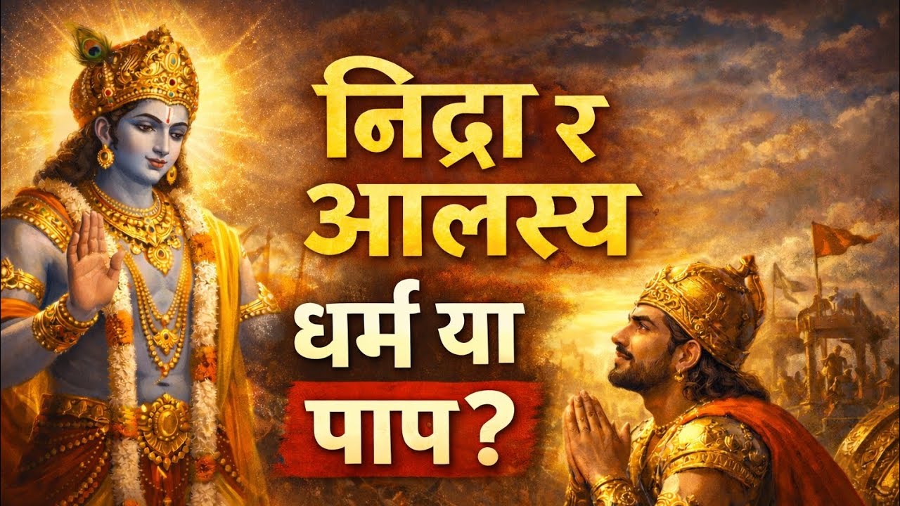 निद्रा र आलस्यबारे श्रीकृष्णको कठोर सत्य | Bhagavad Gita Life Lesson