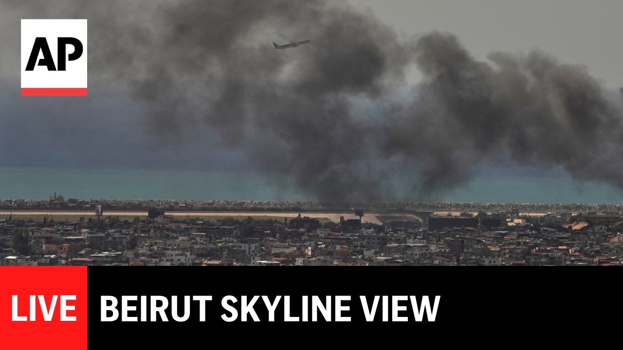 LIVE: Beirut skyline as Israel strikes Lebanon