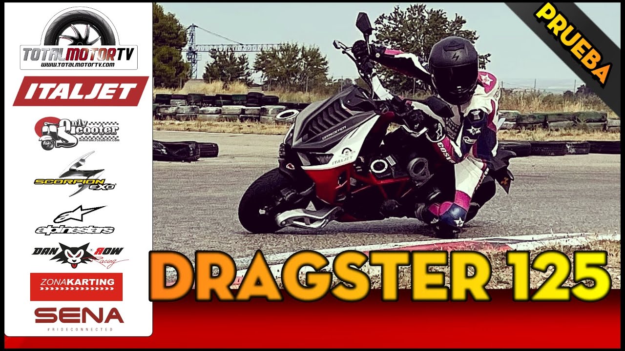 Italjet Dragster 125 Scooter deportivo | Prueba / Test / Review en español | Total Motor TV