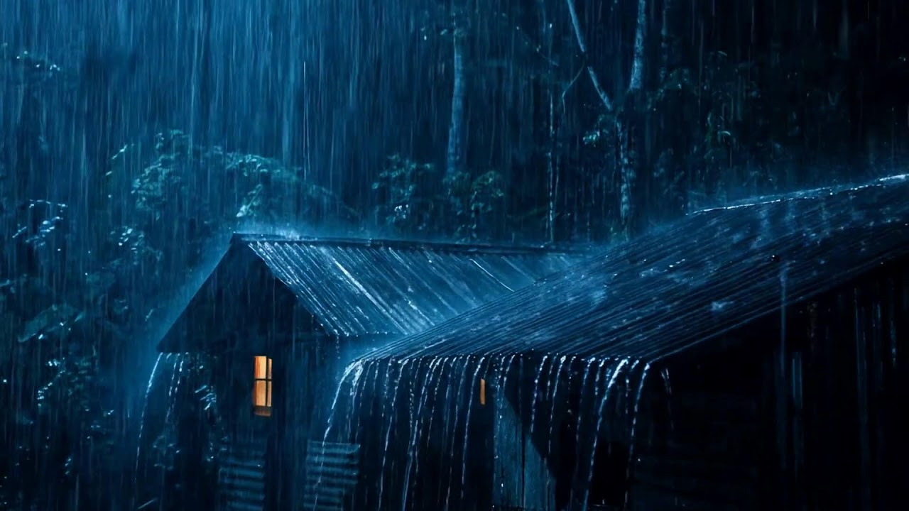 Thunderstorm and Heavy Rain for Sleep – Rain Sounds to Calm Anxiety and Deep Relaxation