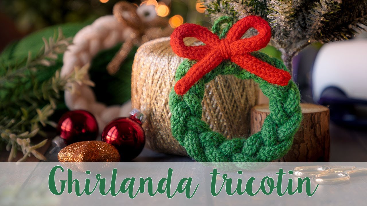 Ghirlanda tricotin con il mulinetto Prym 