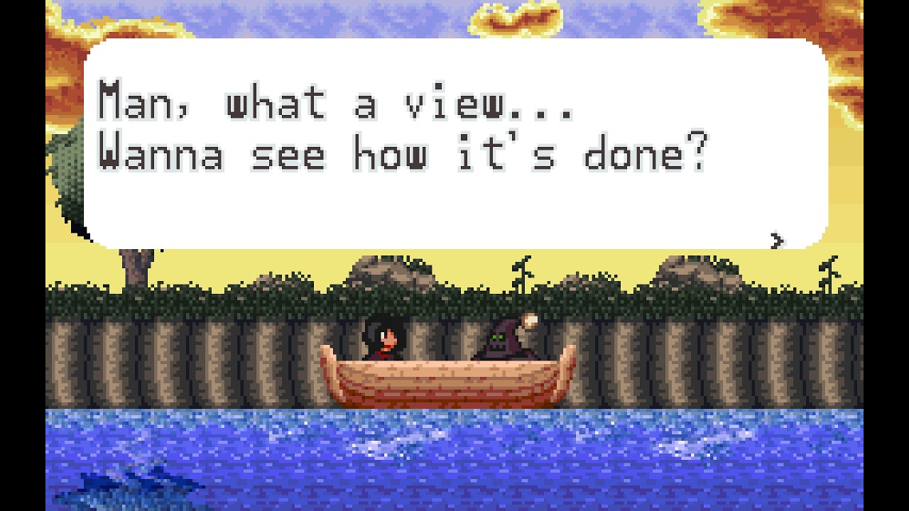 Scene breakdown in my SNES game.