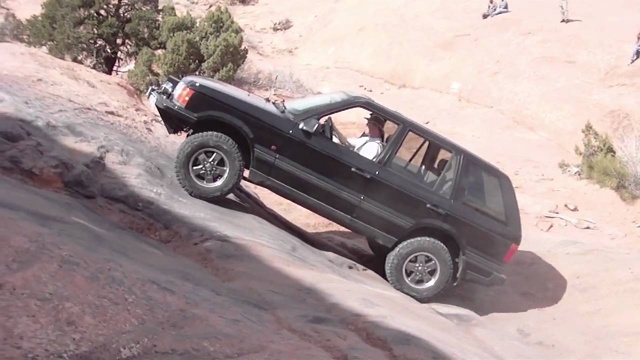 1999 Range Rover, moab 2010, tip over challenge