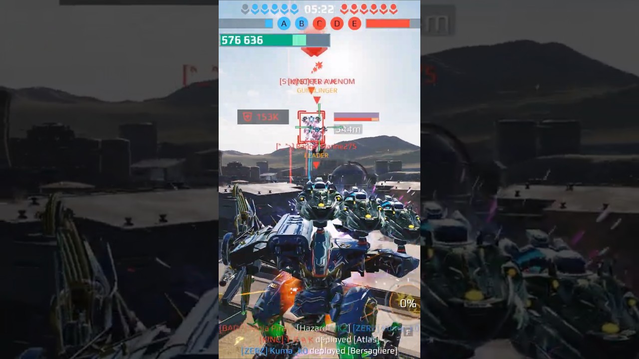 WR - Bersagliere Void Kills 2 Atlas Titan's With One Clip | War Robots