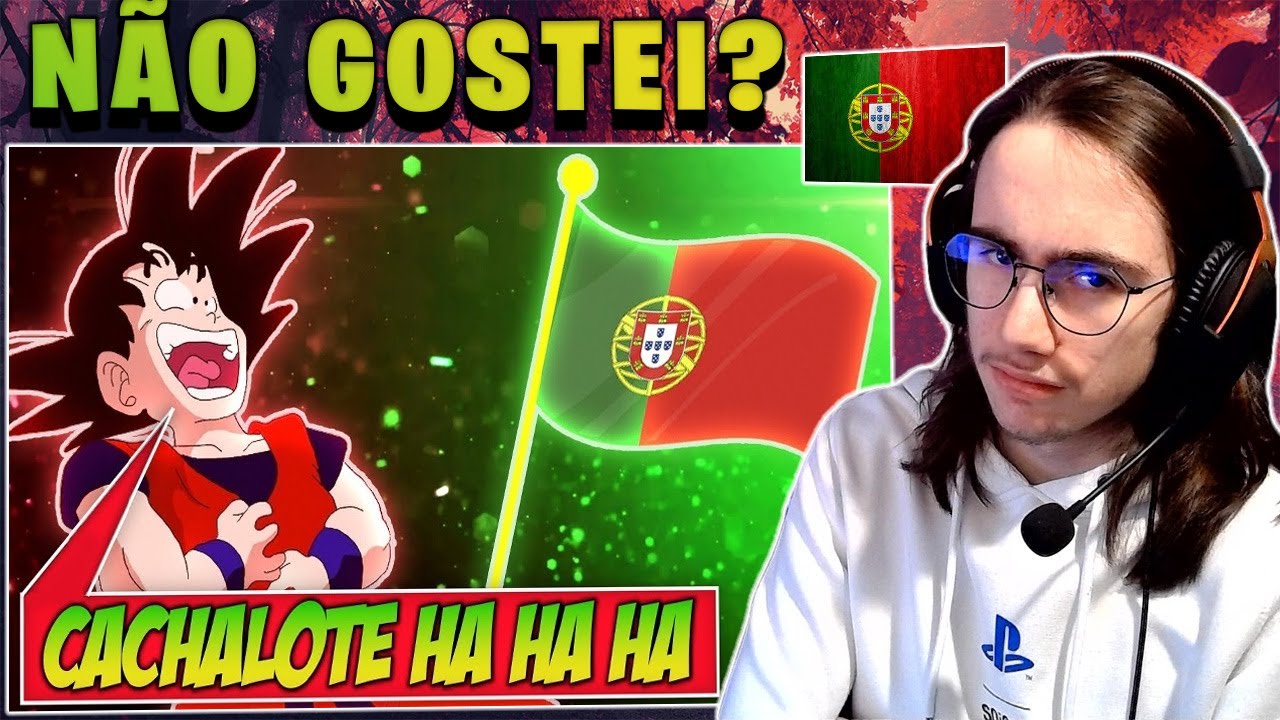 Português 🇵🇹 reage a Por que a dublagem PORTUGUESA de Dragon Ball Z é tão ENGRAÇADA? - Vício Nerd 🇧🇷
