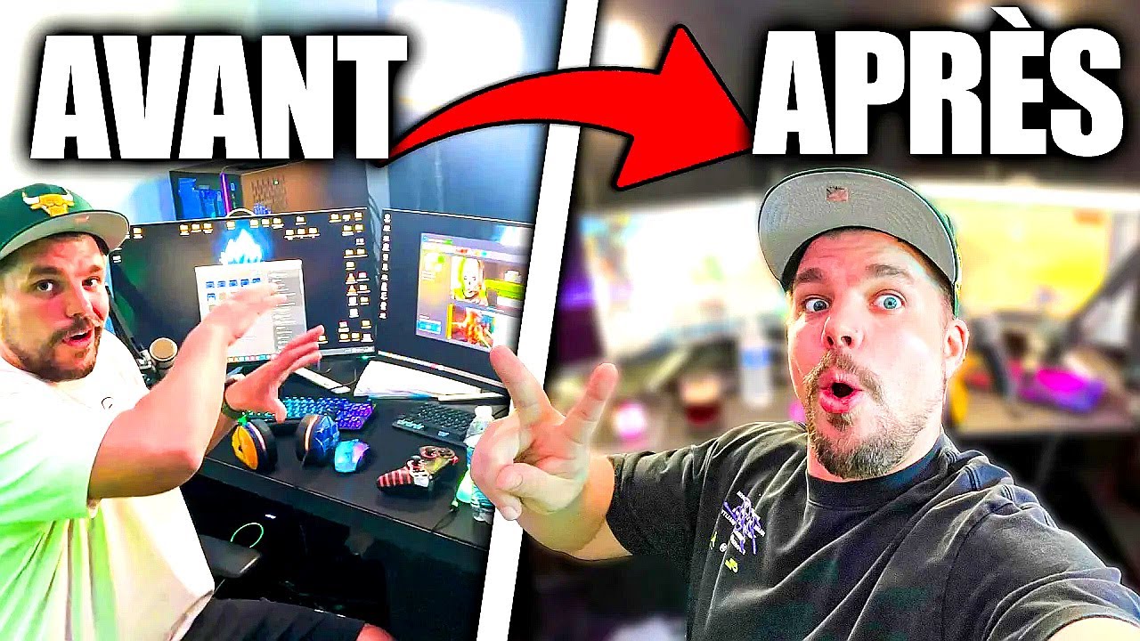 4 MOIS PLUS TARD... IL EST ENFIN ARRIVÉ 🙏 Nouveau Bureau Gaming 2023 ! (setup)