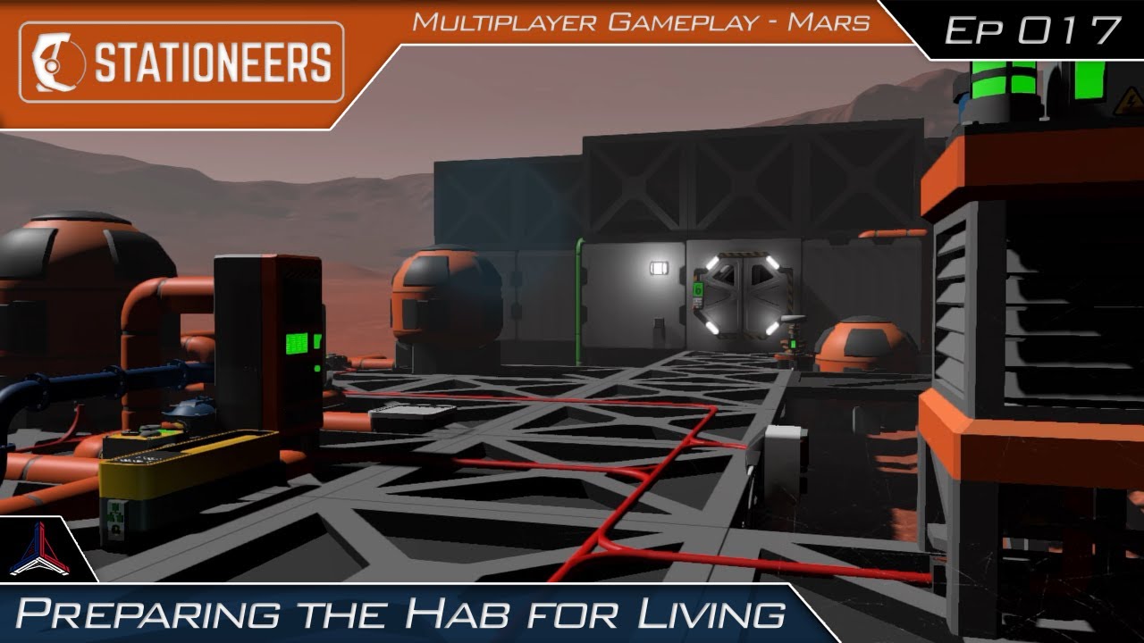 Preparing the Hab for Living | Stationeers on Mars - Multiplayer | #017