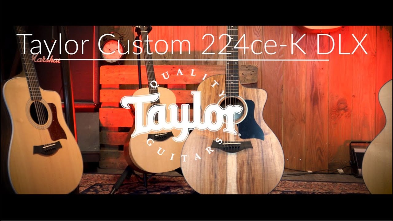 Taylor Custom 224ce-K DLX DEMO | Muziekhuis Souman