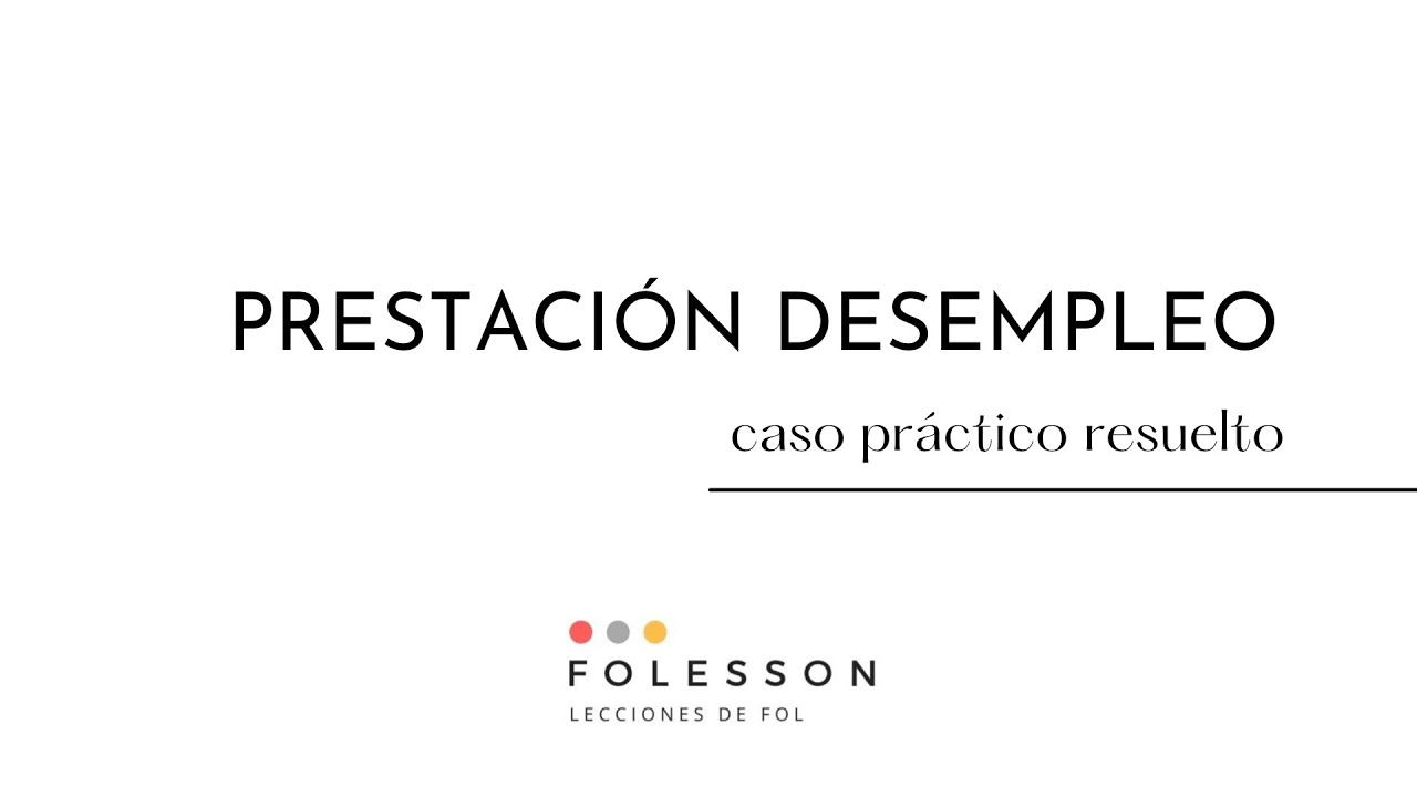 Cálculo prestación desempleo