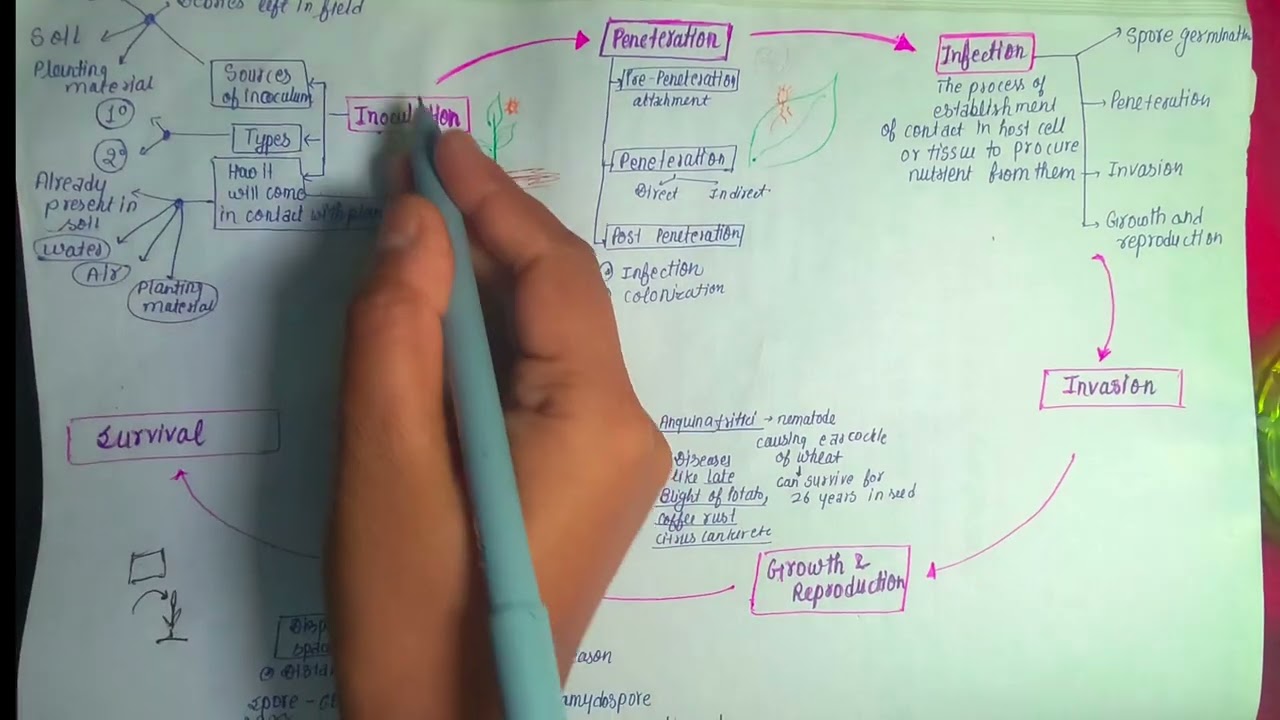Pathogenesis Fundamentals of plant pathology #agriexams #plantpathology 