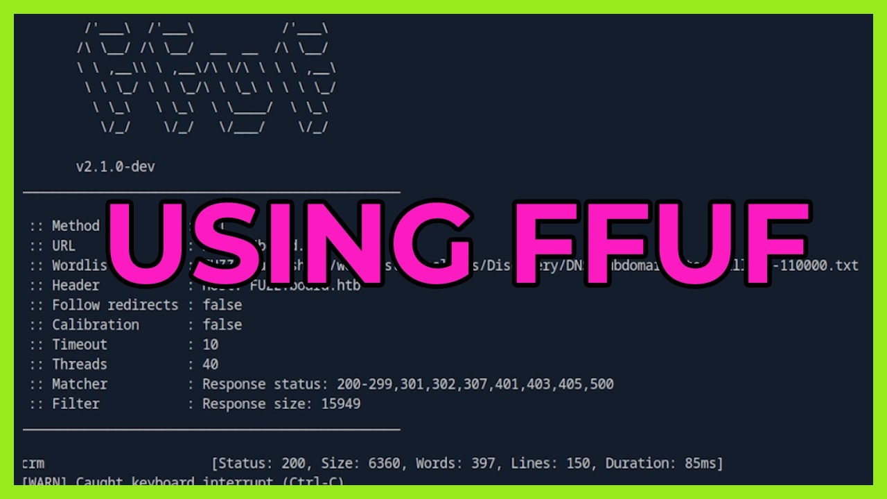 How To Use FFUF For Beginner Hackers
