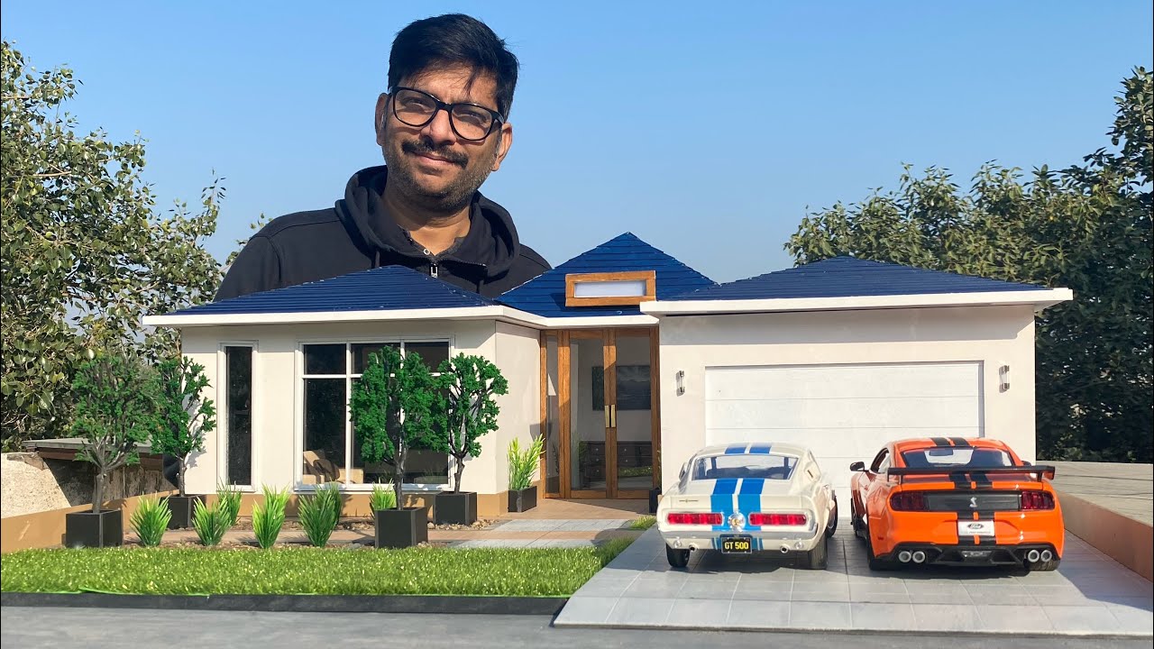 DIY Mini Suburban Model House | Architecture Model | Miniature Homes