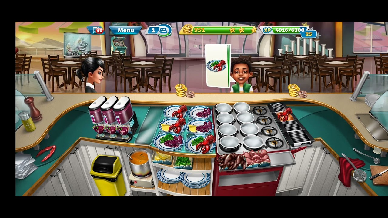 Cooking Fever Game - Back to the beginning | and Playing Seafood Bistro Level 5-10 ⭐⭐⭐