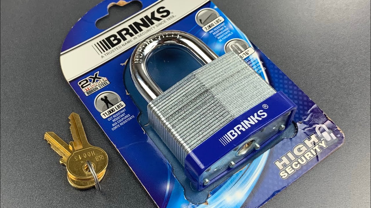 [764] Walmart&rsquo;s Best Padlock Picked FAST - Brinks Model 162-60091