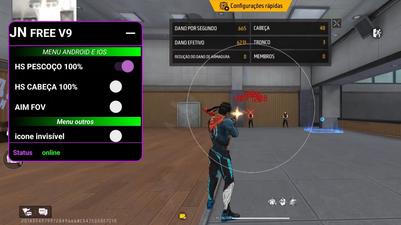 SAIU🥳 PAINEL MOD MENU DO JN MODS v9 ATUALIZADO 💪 AIMBOT+ TEXTURA E HOLOGRAMA 🍓 link direto ANTIbalck