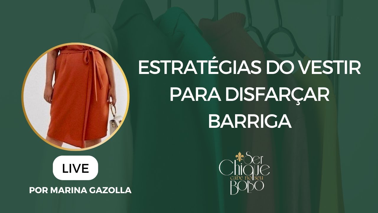 Estratégias do vestir para disfarçar a barriga
