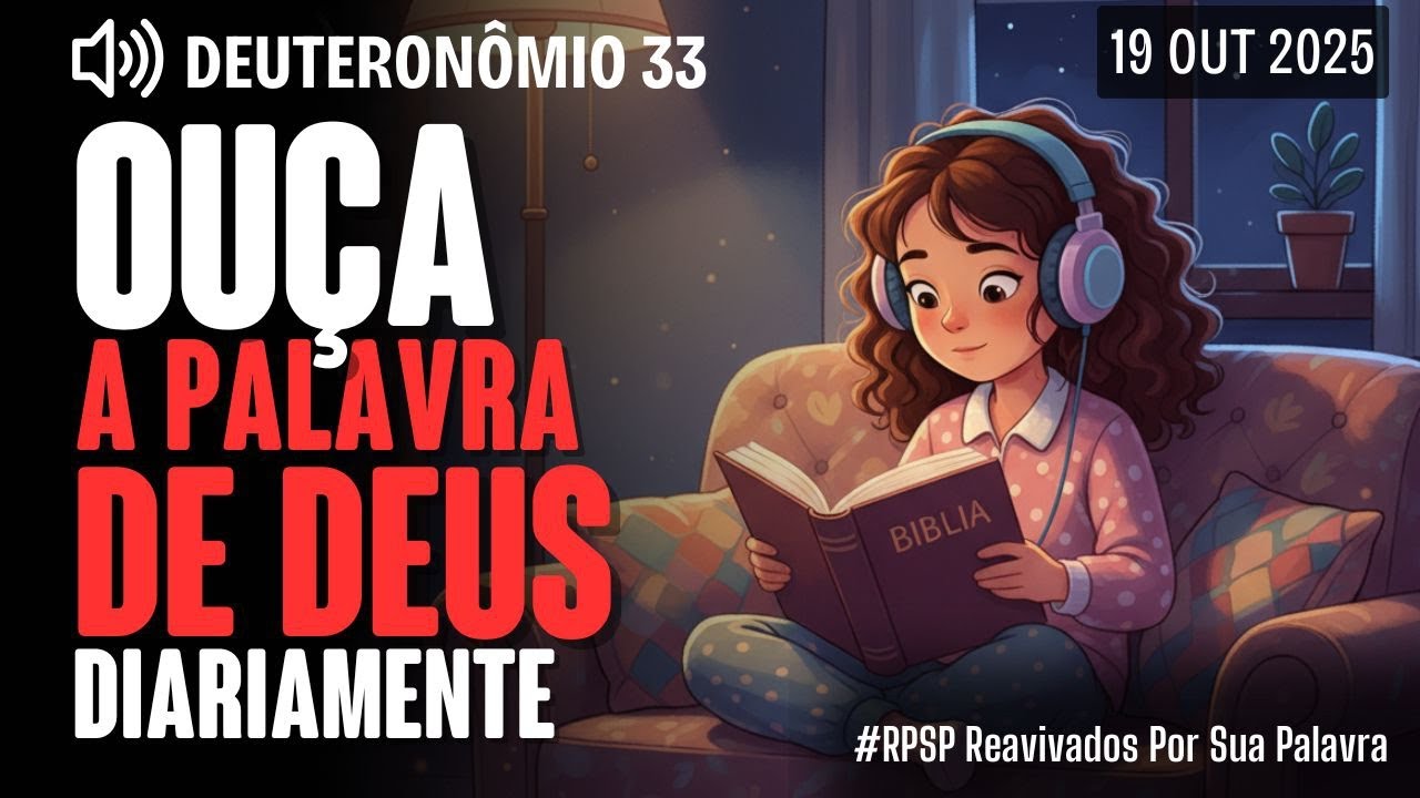 #RPSP 19/10/25 Dt.33 - Ouça e Compartilhe esta Leitura Bíblica diária!