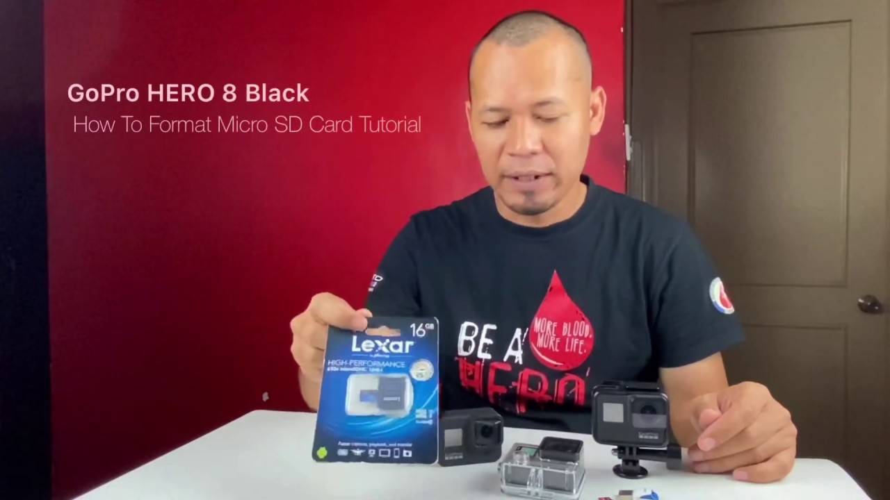 GoPro Hero 8 Black How To Format Micro SD Card Tutorial