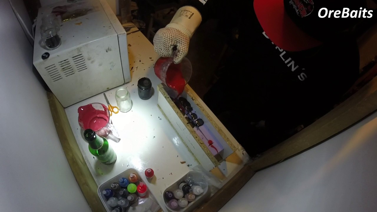 OreBaits - Making a Red Tiger rubberbait