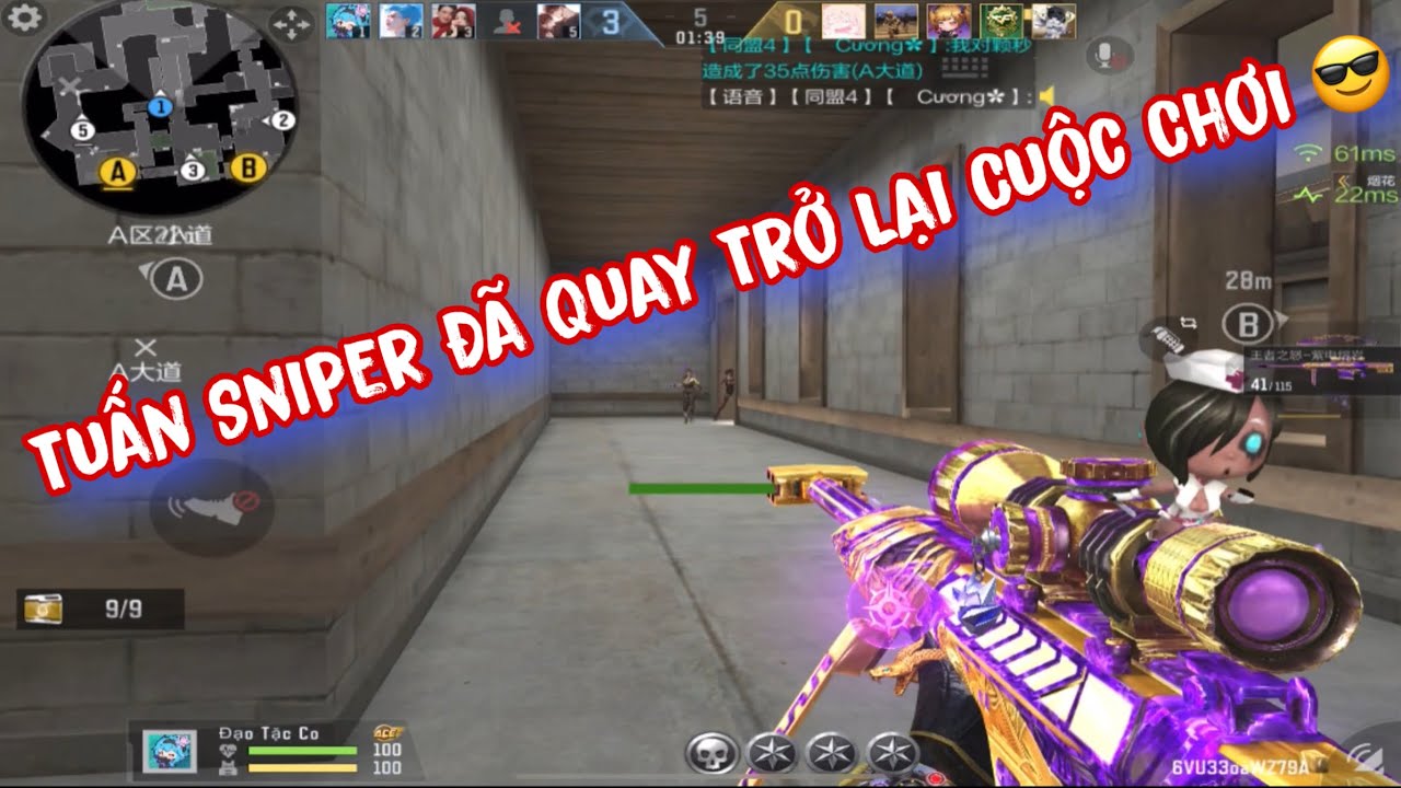 CF Mobile : Tuấn Sniper Đã Quay Trở Lại Luyện Tay Chờ Bản CFL VN Cập Nhập