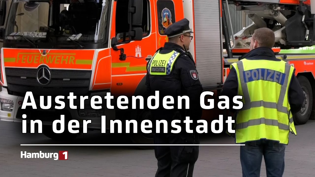 Gasleck bei Bauarbeiten: Feuerwehr evakuiert Gebäude am Hamburger Rathaus