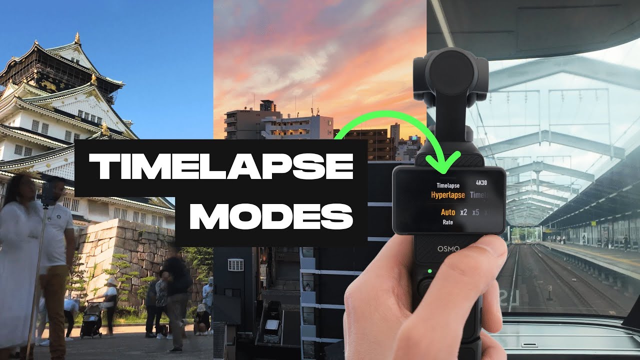 Объяснение таймлапса, моушнлапса и гиперлапса | DJI Osmo Pocket 3