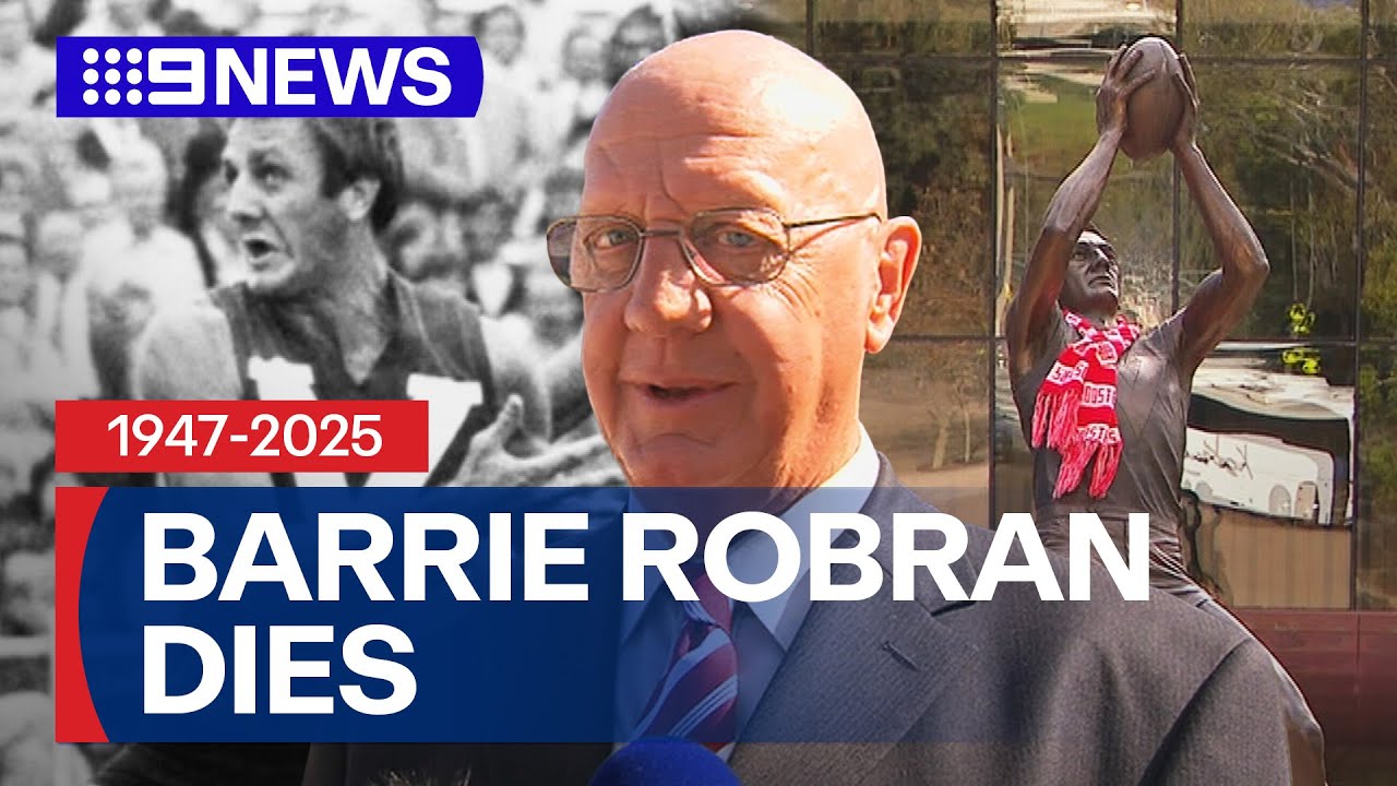 AFL Legend Barrie Robran passes away | 9 News Australia