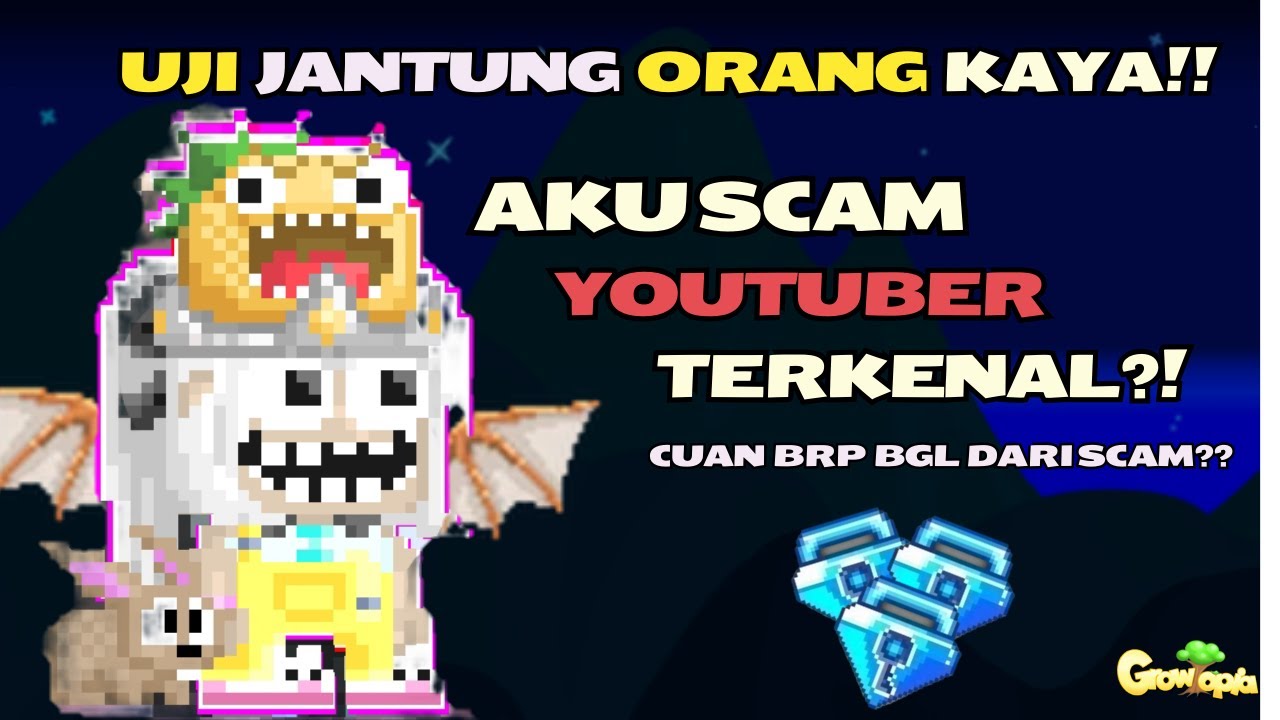 PRANK SCAM Seorang RAJA di Growtopia?! Dicari Da Vinci yang hilang!! [Growtopia Indonesia]