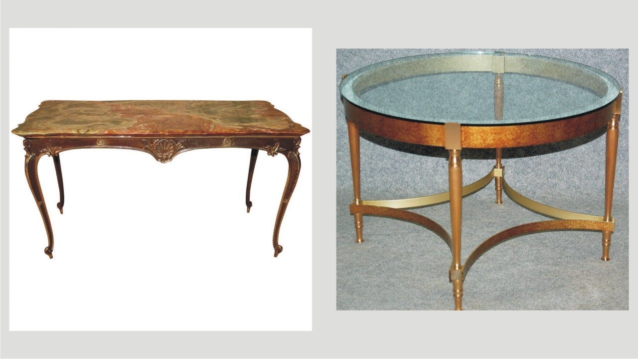 Antique Bronze Coffee Table To Light The Day