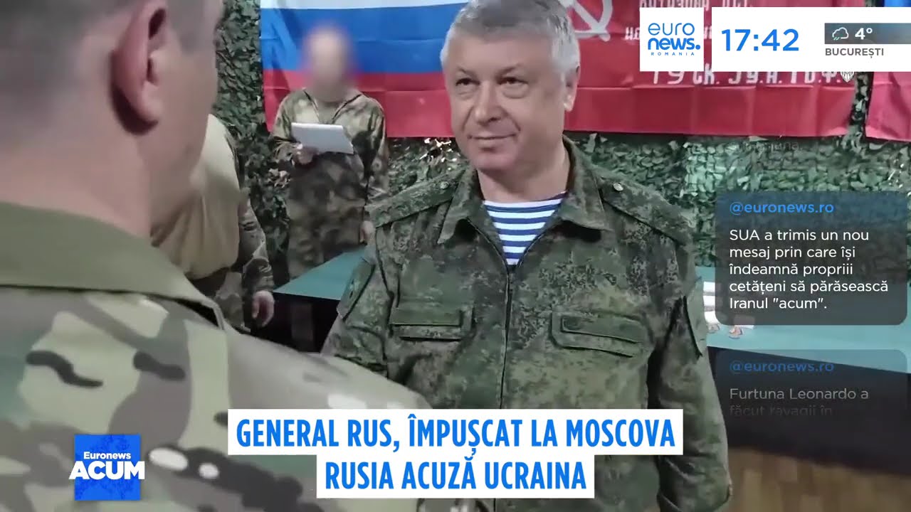 Vladimir Alekseiev, numărul doi în serviciile de informații militare ruse, împușcat la Moscova