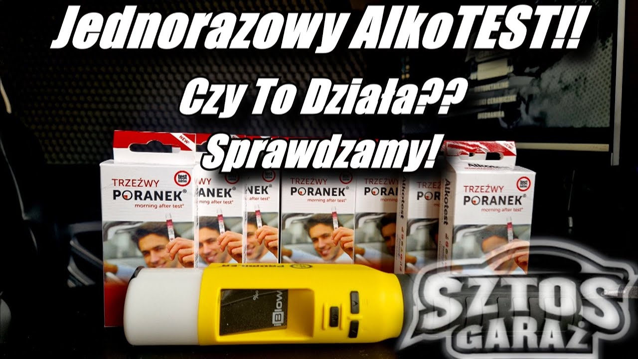 Jednorazowy AlkoTEST !!! Czy To Działa??? Sprawdzam!!!
