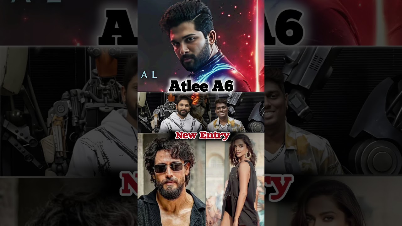 Allu Arjun Upcoming Movie Atlee A6 Update | Atlee Kumar With Allu Arjun Upcoming Movie New Entry