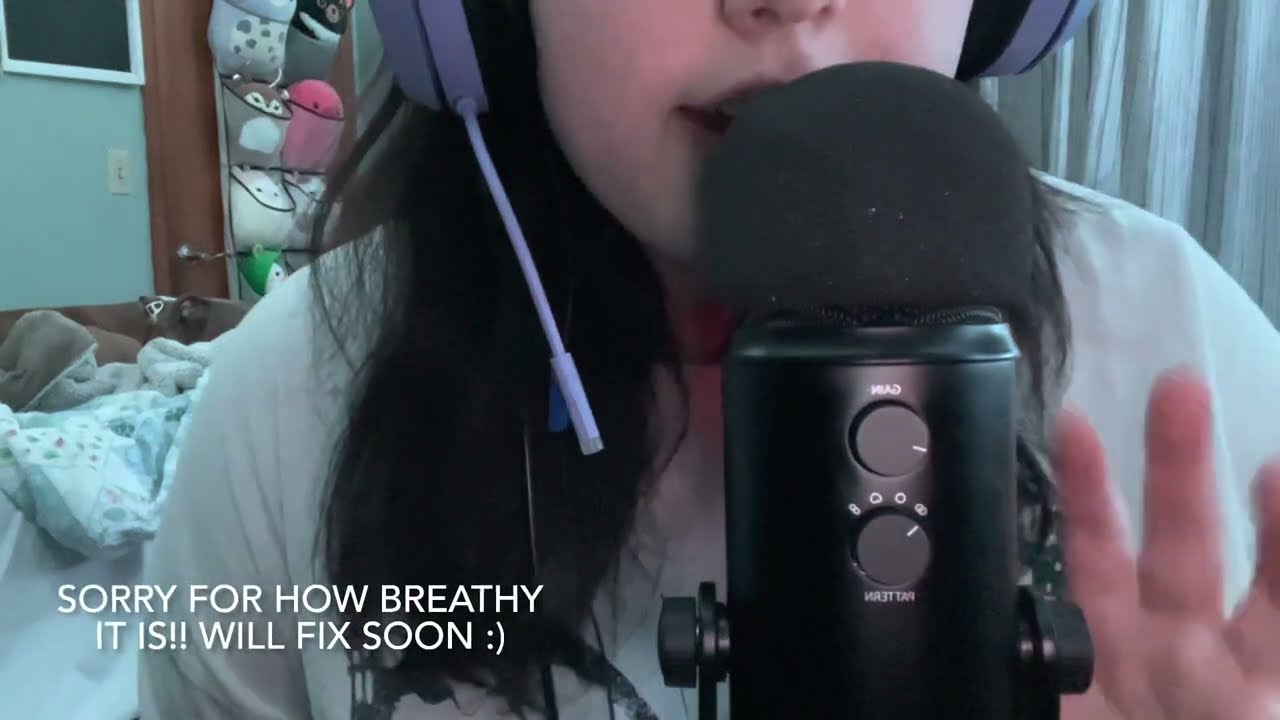 my first asmr video :)