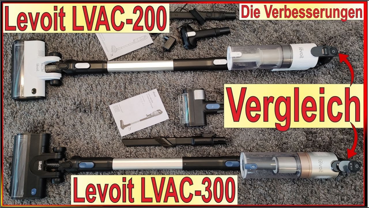 2025 Levoit LVAC 300 PET & LVAC 200 Vergleich - Was kann der Neue besser? Akku Staubsauger Neuheit