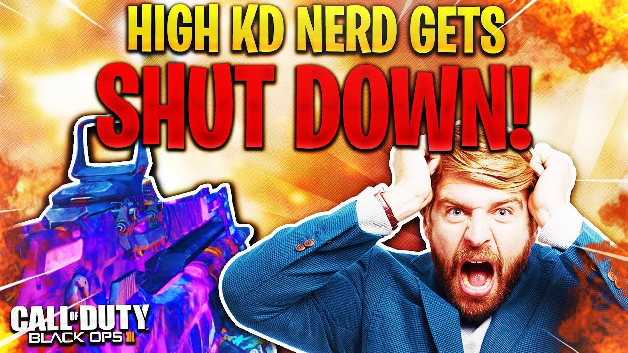 (BO3) PLAYING AGAINST HIGH K.D NERD PLAYERS IN BLACK OPS 3!?