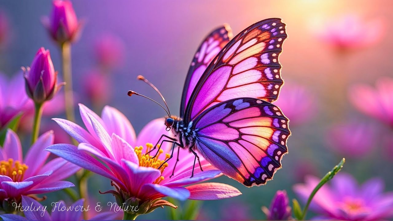 Watch Flowers Bloom with Healing Music🌺 Beautiful Relaxing Music for Relieve Stress, Sleep Music